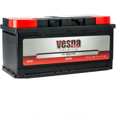 Батарея аккумуляторная Vesna Premium 12В 100Ач 920A(EN) R+