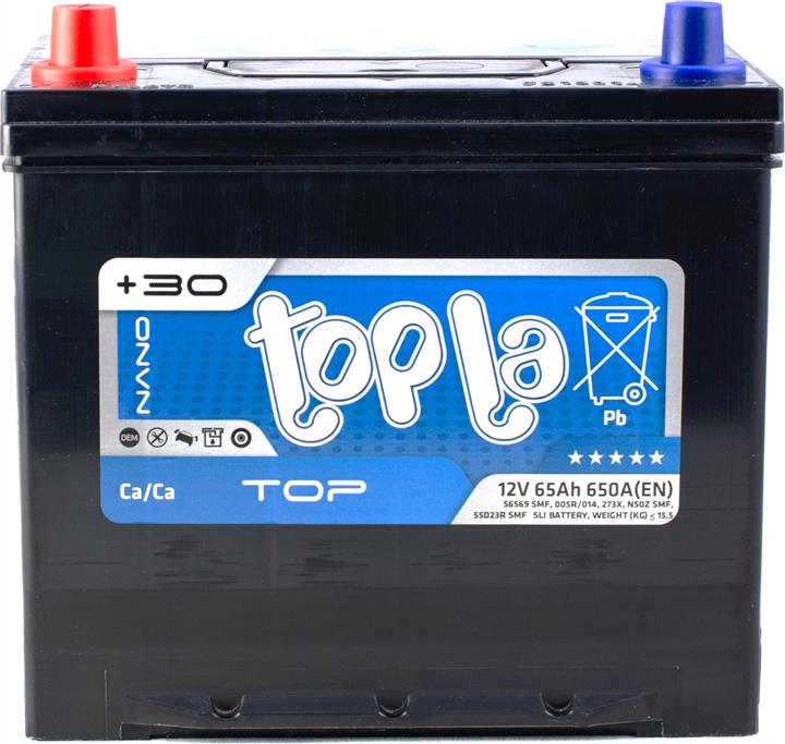 Батарея аккумуляторная Topla Top 12В 65Ач 650A(EN) L+