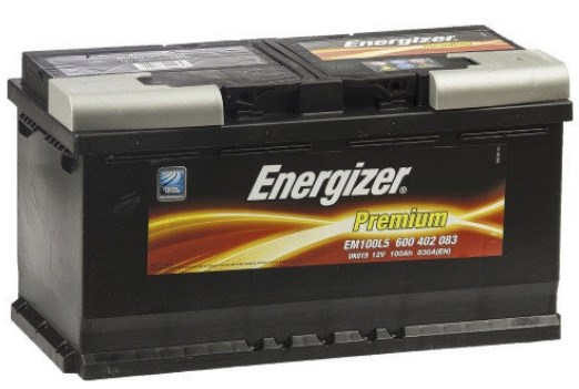 Батарея аккумуляторная Energizer Premium 12В 100Ач 830A(EN) R+