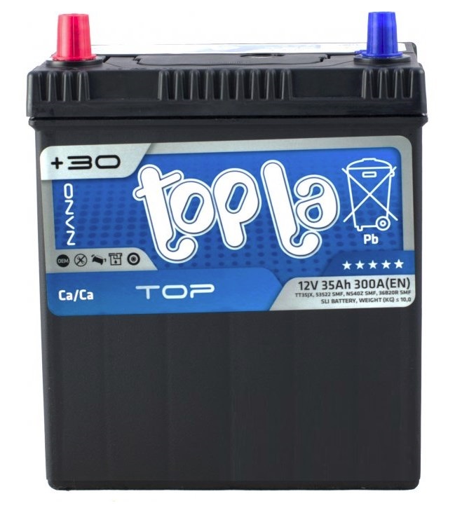 Батарея аккумуляторная Topla Top 12В 35Ач 240A(EN) L+