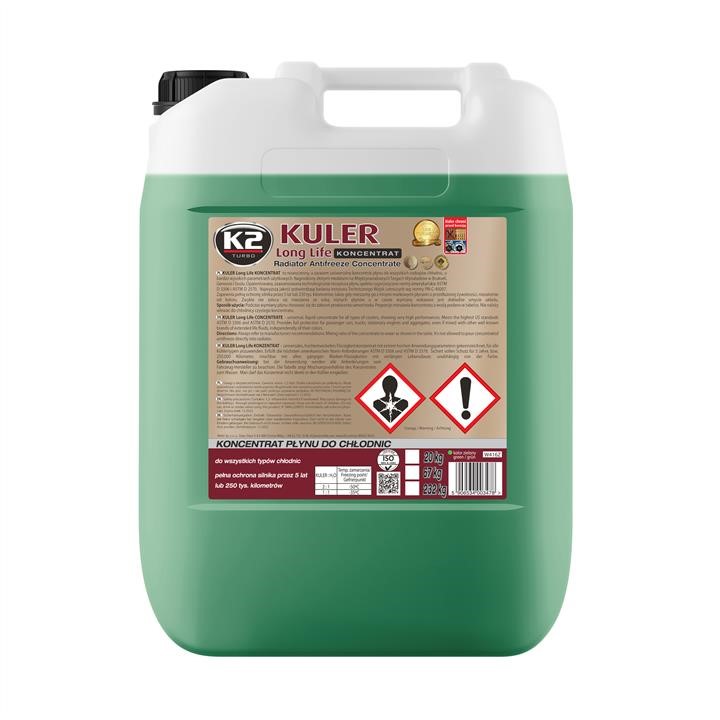 Охлаждающая жидкость для кулеров kuler long life green концентрат 1: 1 20кг pn-c-40007, astm d 3306, astm d 2570 20л