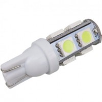 Автомобильная лампочка AllLight LED T10, 9 диодов W2.1x9.5d 12V White