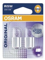 Автомобильная лампочка Osram 5627 R5W 24V BA15s (комплект: 2 шт)