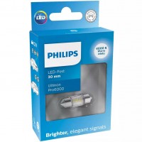 Автомобильная лампочка Philips Ultinon Pro6000 К LED C5W 12V 4000 К (30 мм)