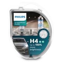 Автомобильная лампочка Philips X-tremeVision Pro150 H4 +150% 12342XVPS2 (комплект 2шт.)