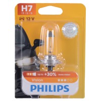 Автомобильная лампочка Philips Vision H7 12V 55W в блистере