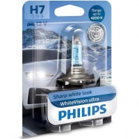 Автомобильная лампочка Philips WhiteVision Ultra H7 55W 12V 4200 К