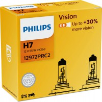 Автомобильные лампочки Philips Vision H7 55W 12V (Комплект: 2шт.)