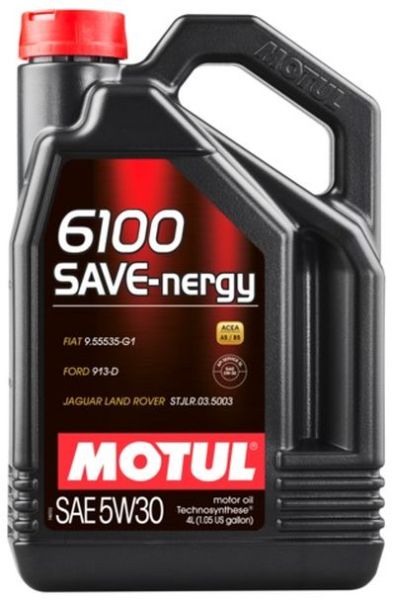 Масло 5W30 SAVE-nergy 6100 (4L) (WSS M2C 913D/STJLR.03.5003/9.55535-G1) 109378