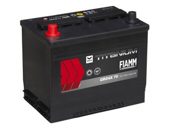 Акумуляторна батарея FIAMM BLACK TITANIUM (GR24X 70) ASIA ЛЕВ [+] 12V 70AH 540A 270*175*225