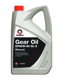 Масло трансмиссионное Comma Gear Oil GL-5 80W-90, 5 л (EP80905L) Comma EP80905L