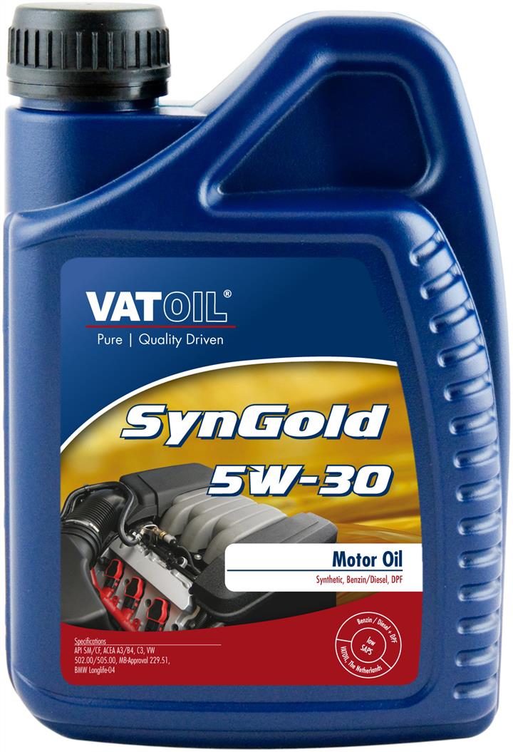 Масло моторное Vatoil SynGold 5W-30, 1 л (50025) Vatoil 50025