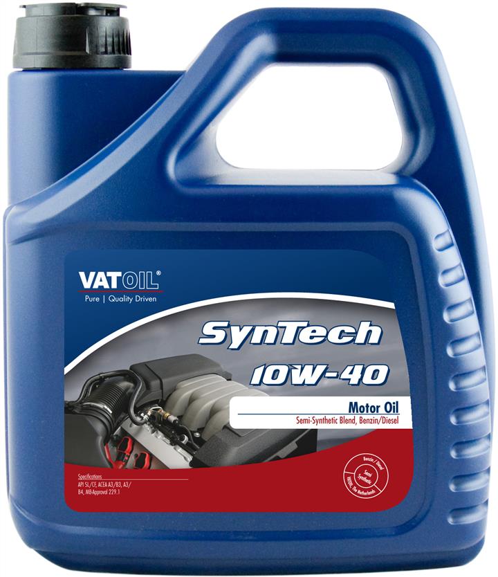 Масло моторное Vatoil SynTech 10W-40, 4 л (50029) Vatoil 50029