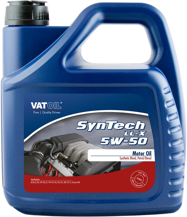 Масло моторное Vatoil Syntech LL-X 5W-50, 4 л (50398) Vatoil 50398