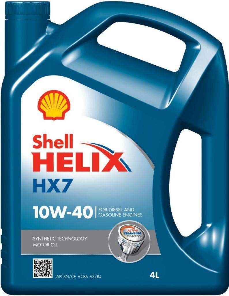 Масло моторное Shell Helix HX7 10W-40, 4 л (HELIXHX710W404L) Shell HELIX HX 7 10W-40 4L