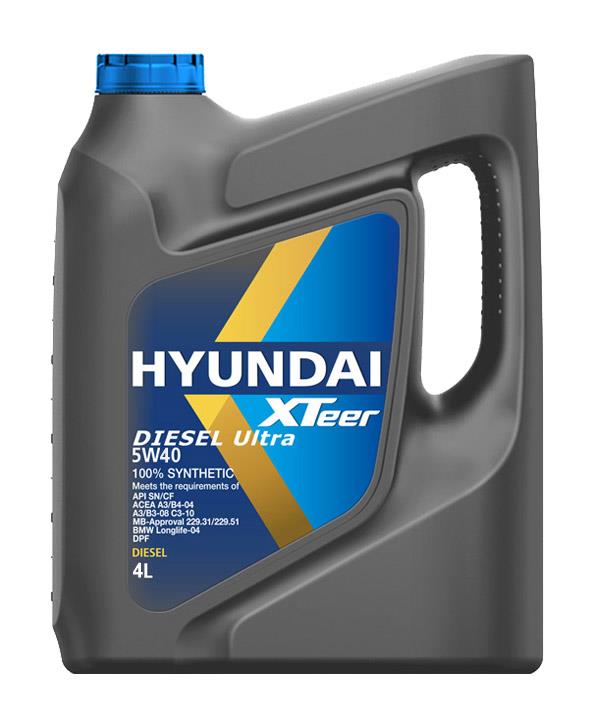 Масло моторное Xteer Diesel Ultra 5W-40, 4 л (1041223) Xteer 1041223