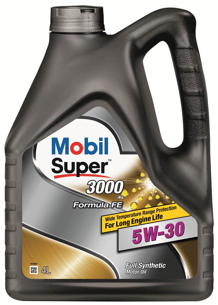 Масло моторное Mobil Super 3000 X1 Formula FE 5W-30, 4 л (151526) Mobil 151526