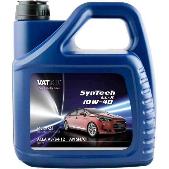 Масло моторное Vatoil Syntech LL-X 10W-40, 4 л (50426) Vatoil 50426