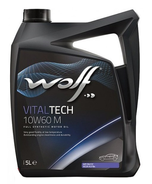 Масло моторное Wolf VITALTECH 10W-60 M , 5 л (8335808) Wolf 8335808