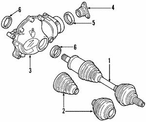 Сальник полуоси BMW X3 (E83/F25)/X5 (E53/E70/F15) 00-18 (44x67x10/1)