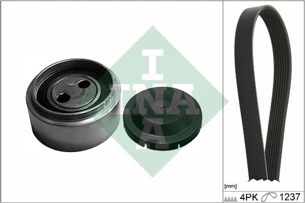 Комплект ремня генератора VW Passat 2.5 TDI 98-05 (4PK1237)