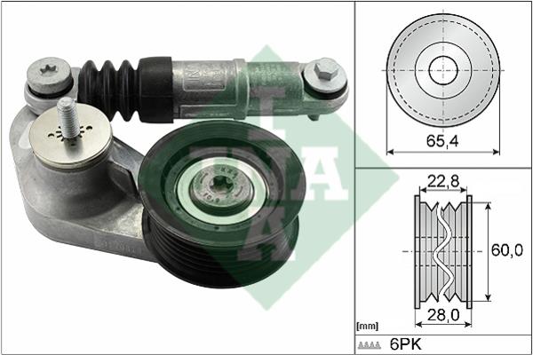 Натяжитель ремня генератора Land Rover Discovery/Freelander 2.0 11-
