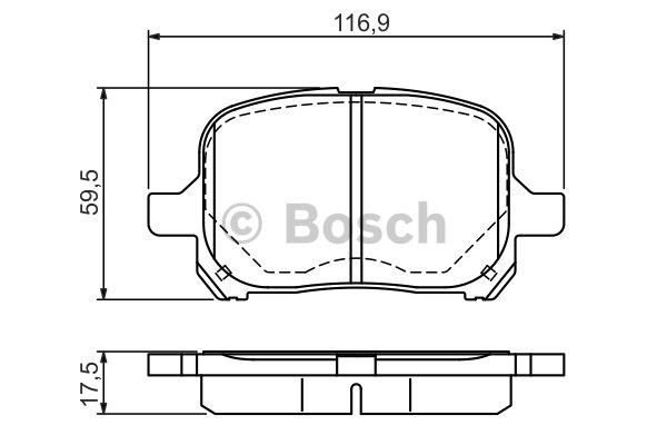 Колодки тормозные (передние) Toyota Camry/Lexus ES 96-06 (Akebono)