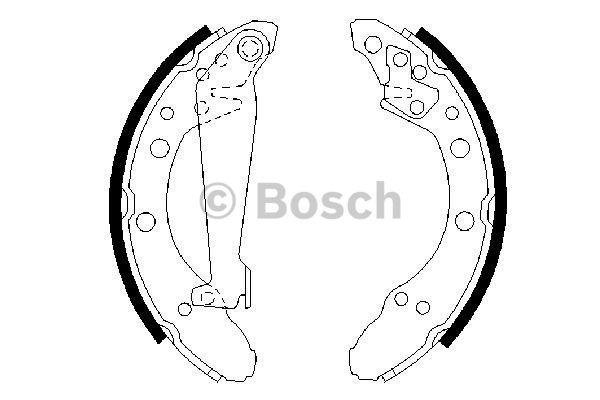 Колодки тормозные (задние) VW Golf IV 1.4 16V 97-05 (барабанные) (200x40)