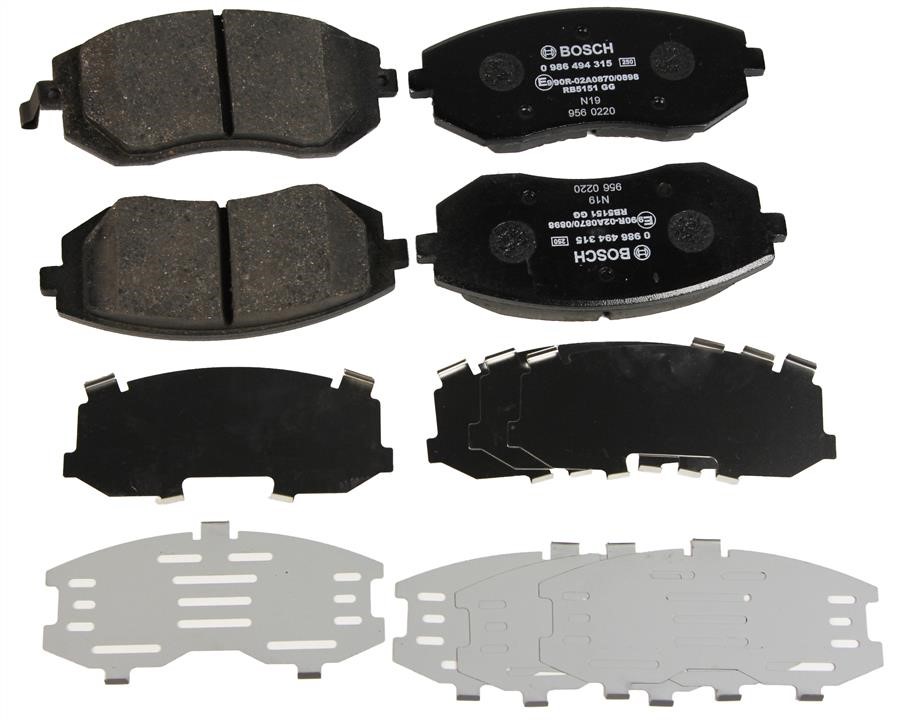 Колодки тормозные (передние) Subaru Forester 02-/Impreza 00-/Legacy 03-14/Outback 03-