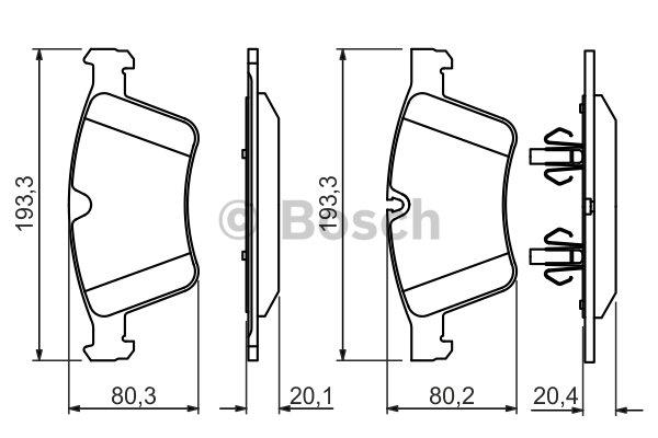 Колодки тормозные (передние) MB GL-class (X164)/M-class (W164)/R-class (W251/V251) 06-14 (Ate)