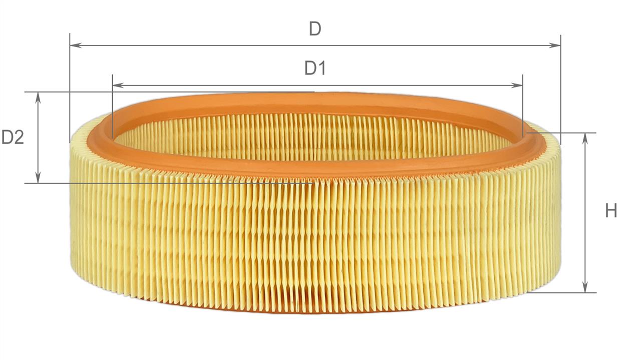 Фільтр повітряний DACIA LOGAN 04-, RENAULT KANGOO 98- 