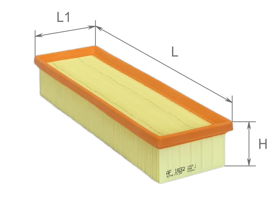 Фільтр повітряний CITROEN BERLINGO 1.6, C2 1.6 02- 