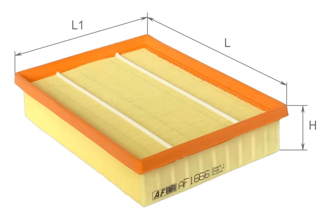 Фільтр повітряний PEUGEOT 307 1.4I, 1.6I, 2.0I 00- 