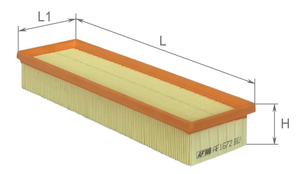 Фільтр повітряний OPEL KADETT E 84-89, ASCONA 82-88, RENAULT 21 