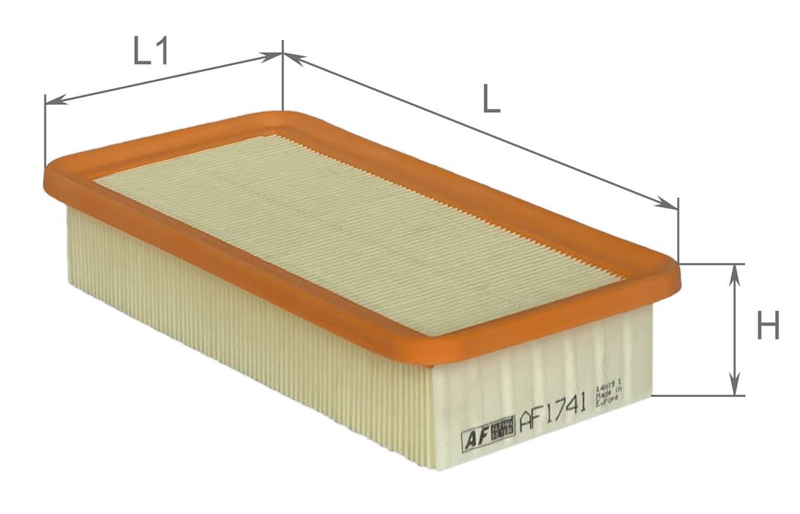 Фільтр повітряний HYUNDAI ACCENT 05-, KIA RIO 05- 