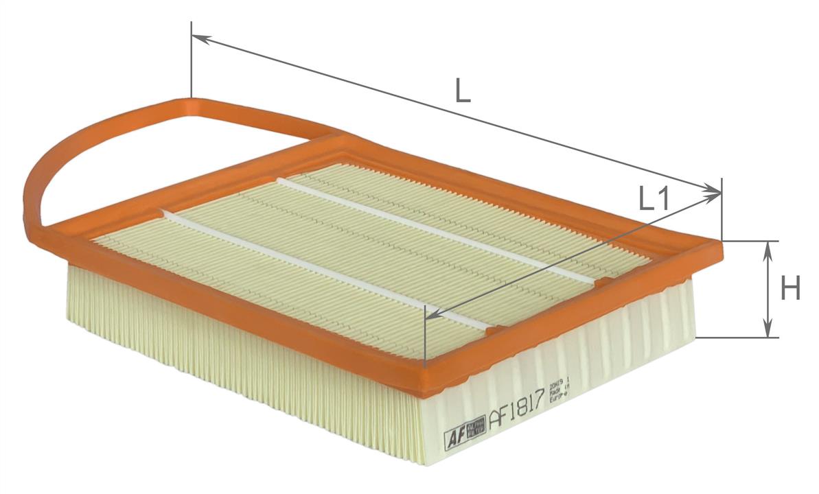 Фільтр повітряний PSA 1.4, 1.6 HDI 10- 