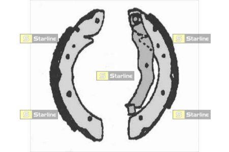 Тормозные колодки барабанные, к-кт.