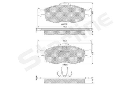 Тормозные колодки к-кт.