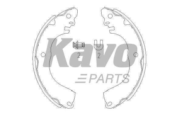 Колодки тормозные (задние) Citroen C-zero/Peugeot Ion 10- (203.2x30) (барабанные)