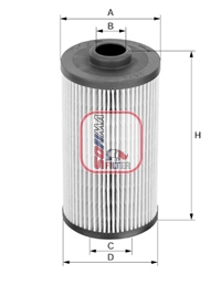 Фильтр масляный BMW 5 (G30/F90) 3.0D 15- (B58/B57) (OE line)